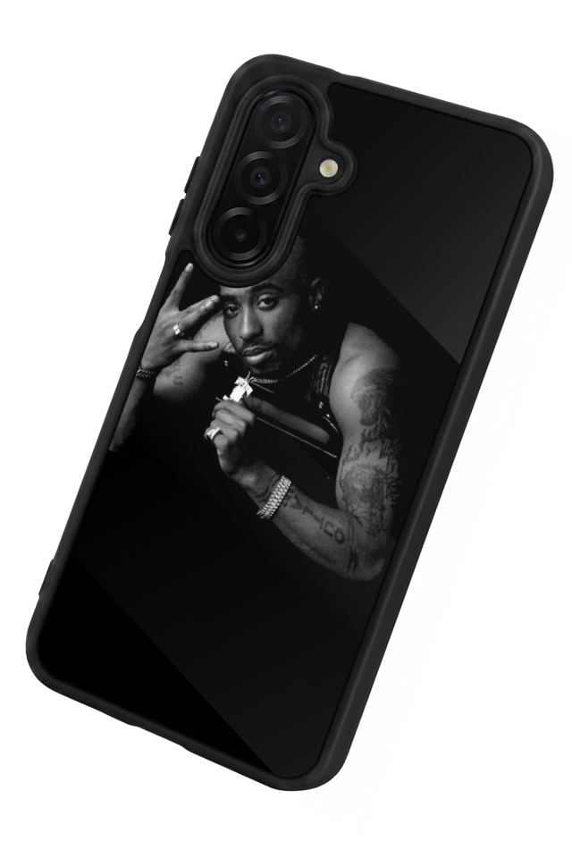 Samsung Galaxy A56 Uyumlu Tupac Tasarımlı Glossy Premium Kılıf