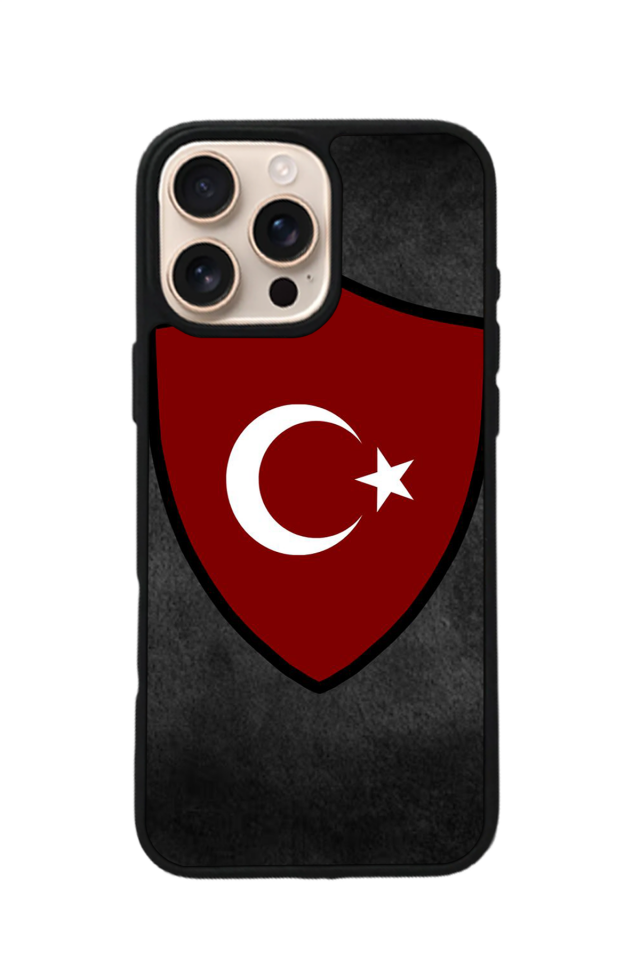 iPhone 16 Pro Uyumlu TürkBayragi Tasarımlı Glossy Premium Kılıf