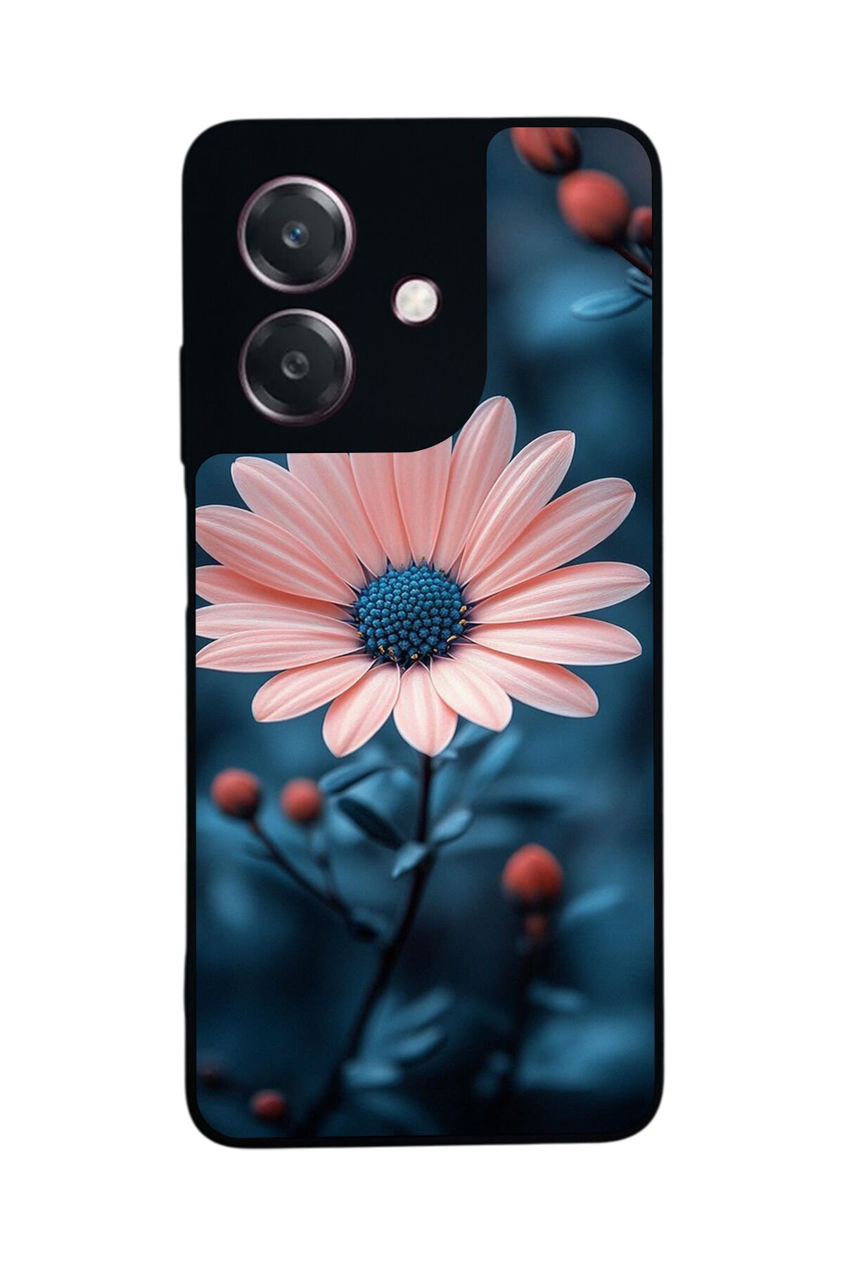 Oppo A3 5G Uyumlu Cicek Tasarımlı Glossy Premium Kılıf