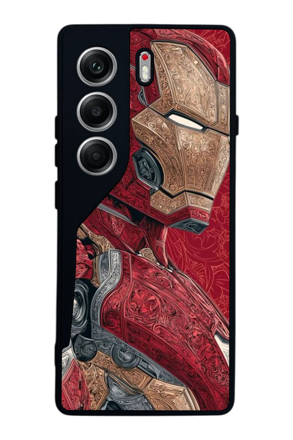 Tecno Camon 40 Uyumlu Iron Man ( Demir Adam ) Tasarımlı Glossy Premium Kılıf
