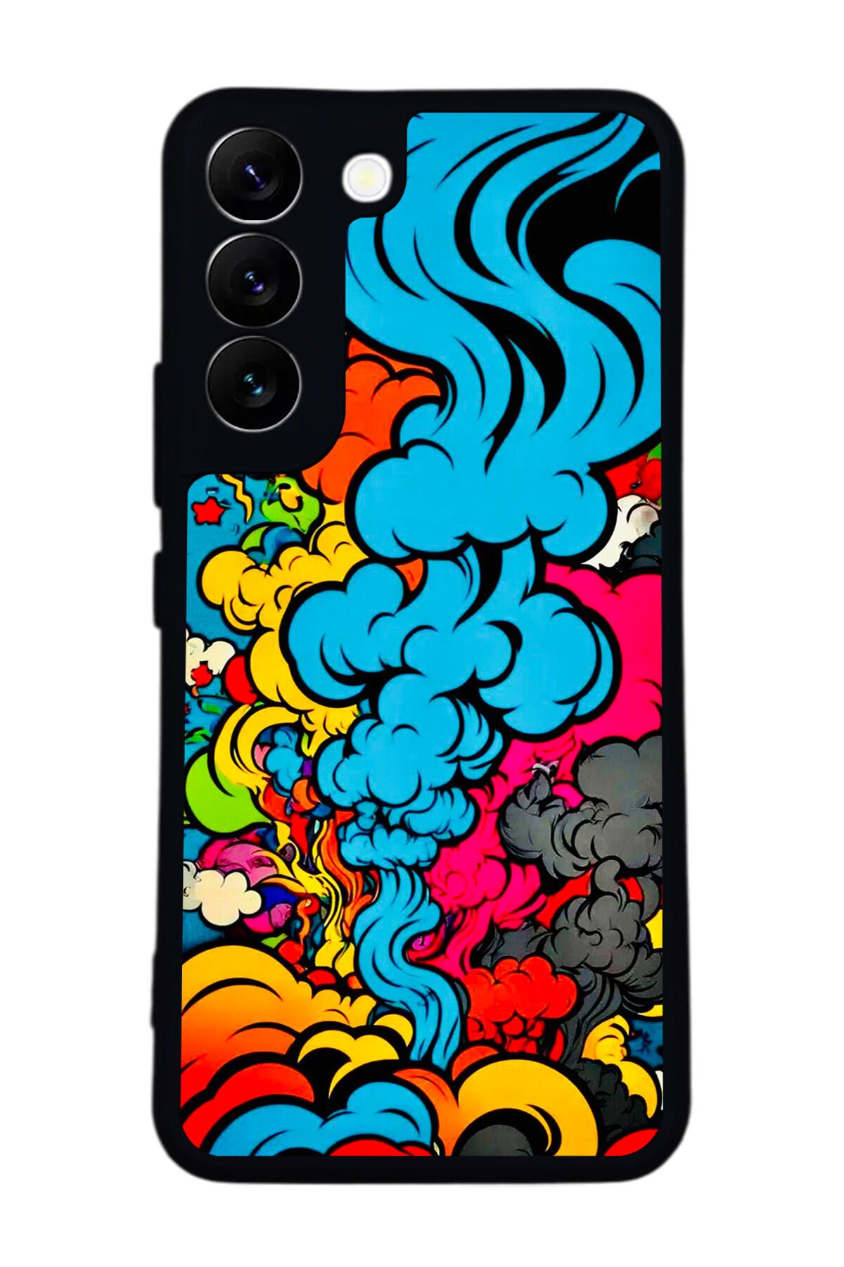 Samsung Galaxy S22 Uyumlu Abstract Tasarımlı Glossy Premium Kılıf
