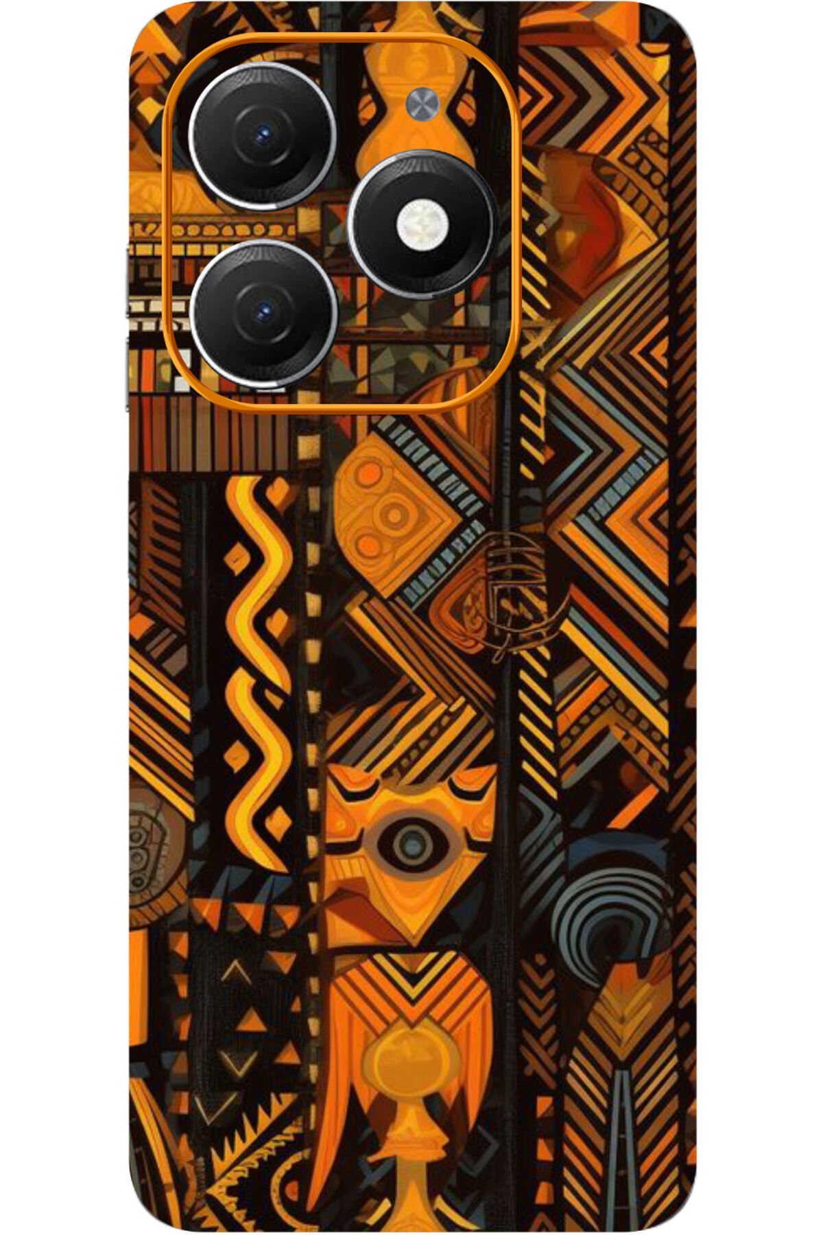 Realme C63 Kamera Korumalı HD Tam Kaplama Baskılı Kılıf