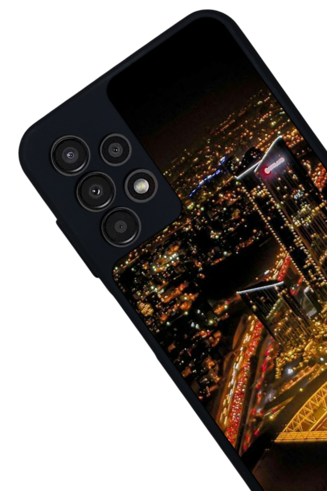 Samsung Galaxy A23 Uyumlu Aslan Tasarımlı Glossy Premium Kılıf