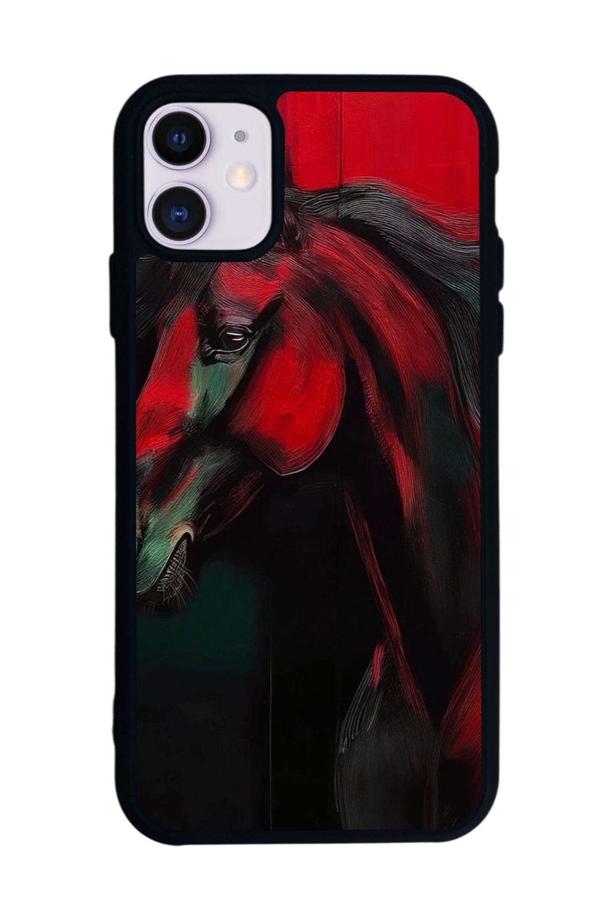 iPhone 11 Uyumlu At Horse Tasarımlı Glossy Premium Kılıf