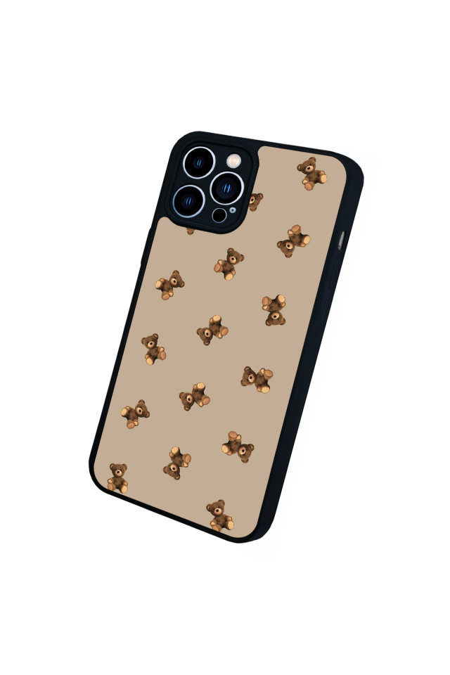 iPhone 13 Pro Max Uyumlu Ayı Tasarımlı Glossy Premium Kılıf