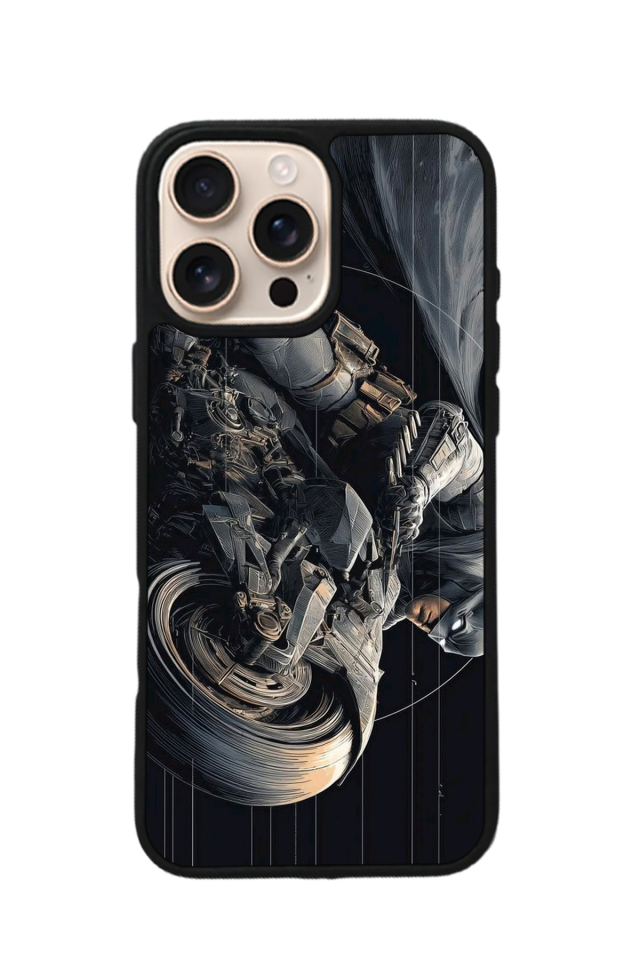 iPhone 14 Pro Uyumlu Batman Tasarımlı Glossy Premium Kılıf