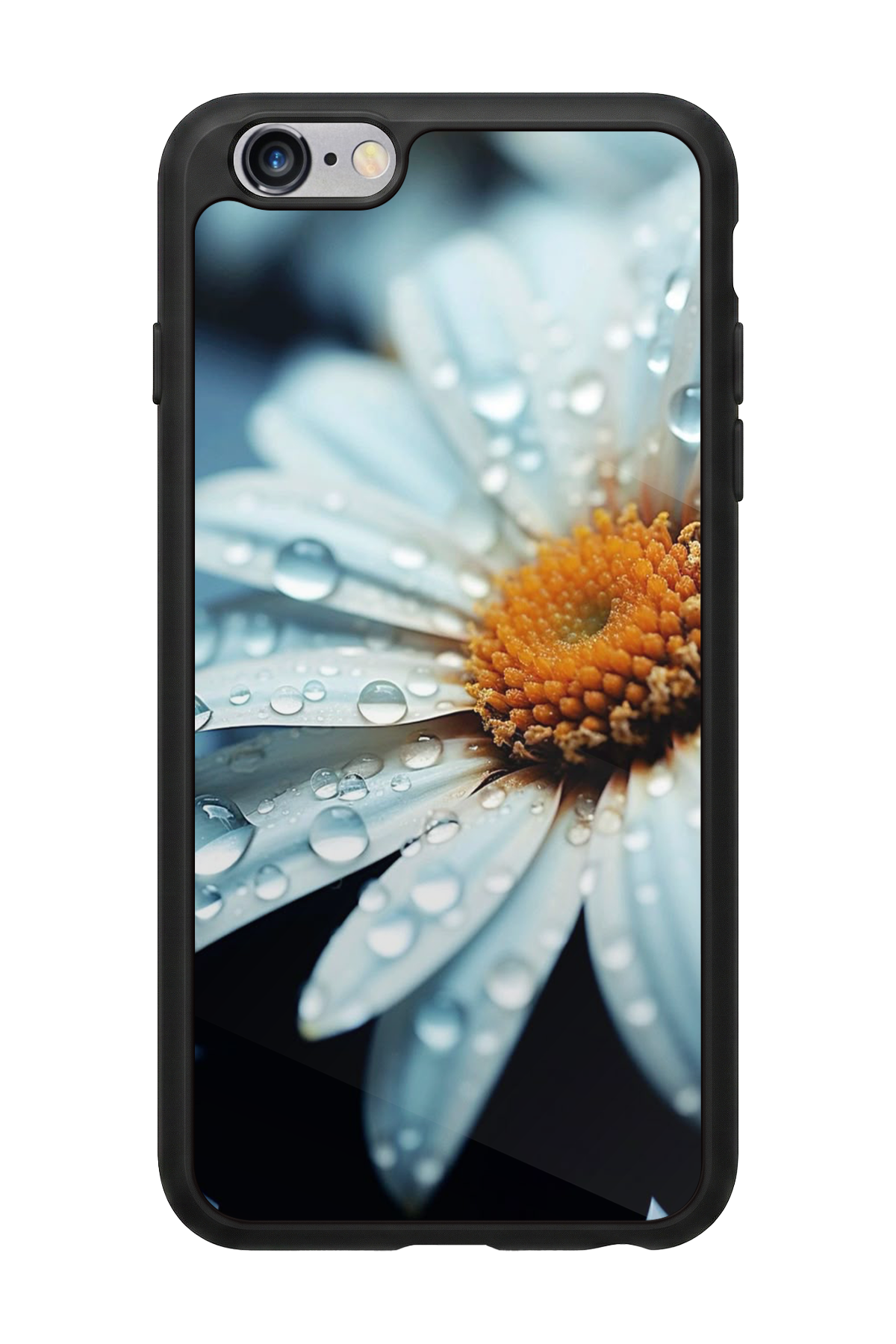 iPhone 6s Plus Uyumlu Cicek Tasarımlı Glossy Premium Kılıf