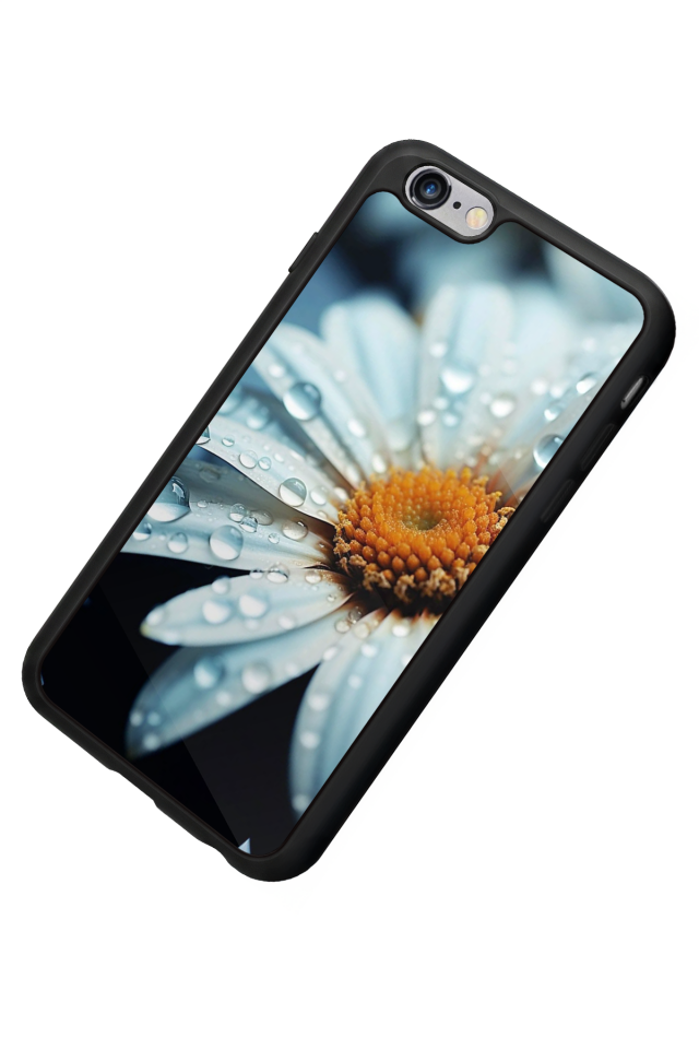 iPhone 6s Plus Uyumlu Cicek Tasarımlı Glossy Premium Kılıf