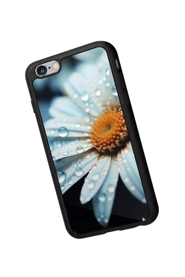 iPhone 6s Plus Uyumlu Cicek Tasarımlı Glossy Premium Kılıf