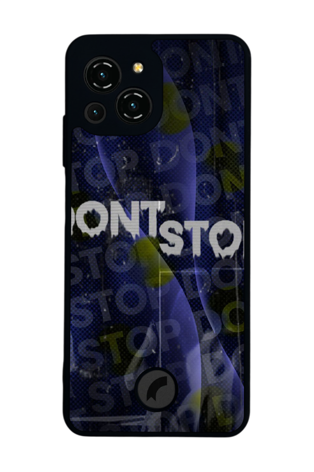 Reeder S23 Pro Max Uyumlu Dont Stop Tasarımlı Glossy Premium Kılıf