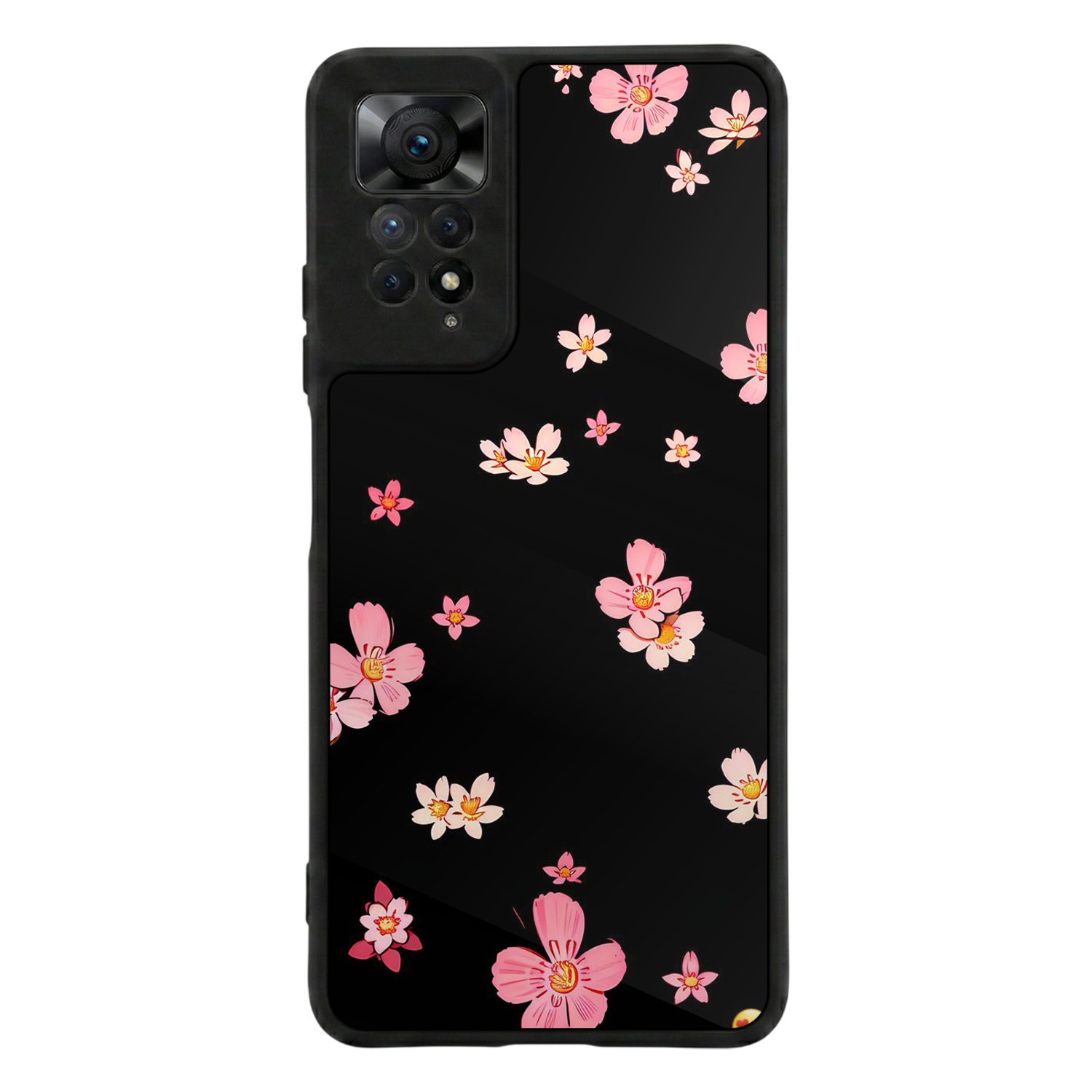 Xiaomi Redmi Note 12 Pro Uyumlu Floral Tasarımlı Glossy Premium Kılıf