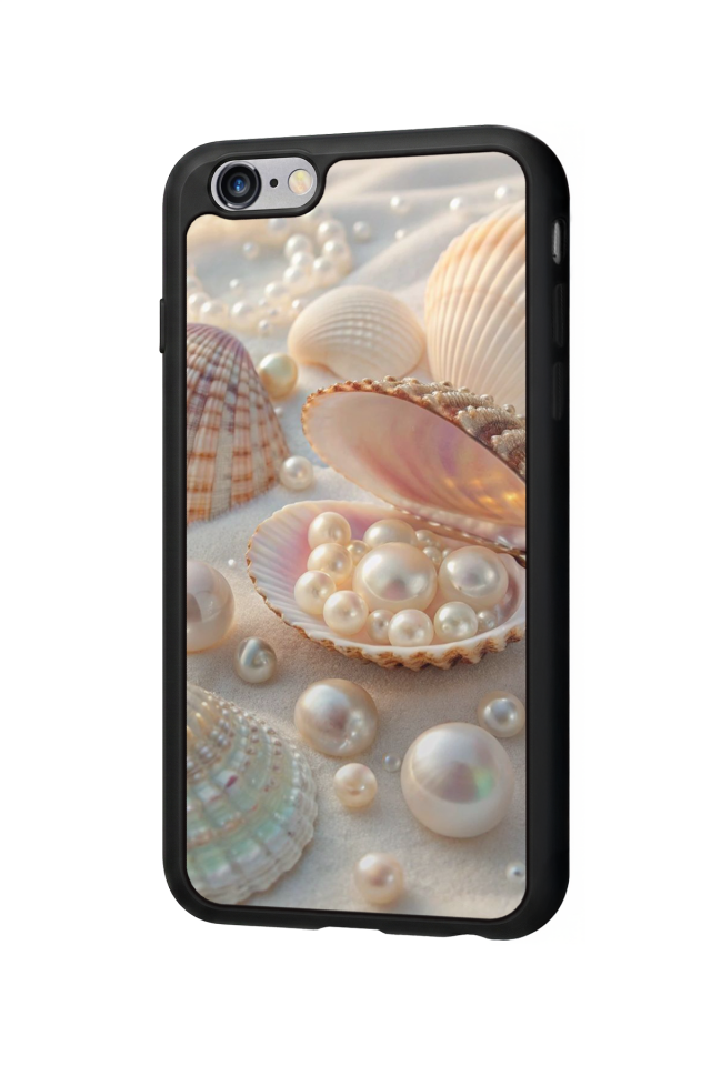 iPhone 6 Plus Uyumlu  İnci Tasarımlı Glossy Premium Kılıf