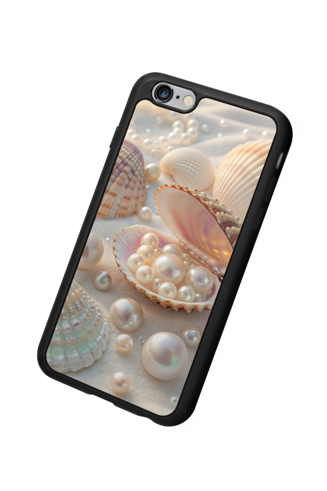 iPhone 6 Plus Uyumlu  İnci Tasarımlı Glossy Premium Kılıf