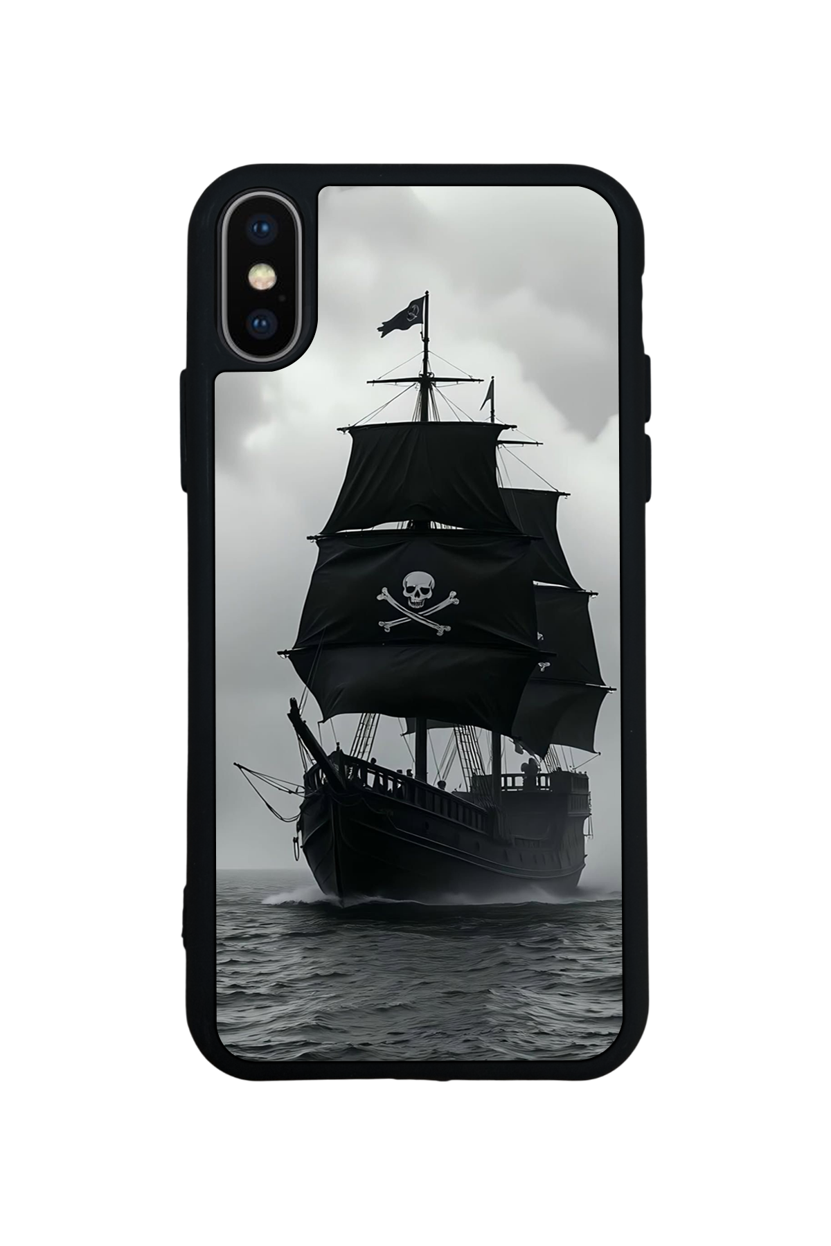 iPhone XS Max Uyumlu Korsan Tasarımlı Glossy Premium Kılıf