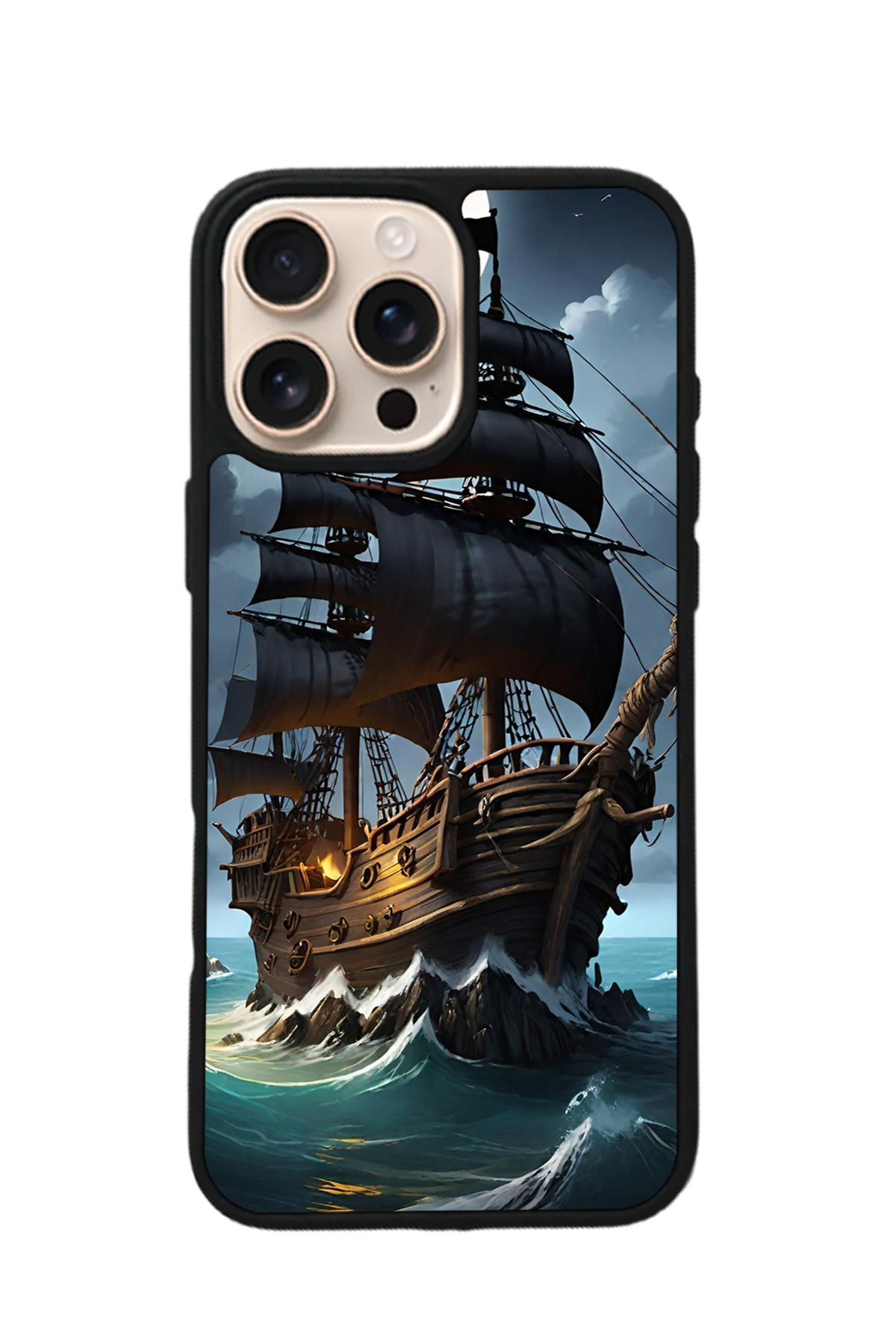 iPhone 15 Pro Max Uyumlu Korsan Tasarımlı Glossy Premium Kılıf