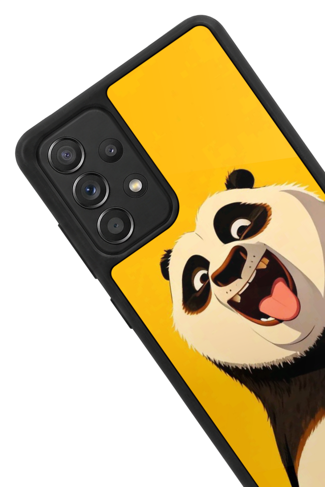 Samsung Galaxy A72 Uyumlu Kung Fu Panda Tasarımlı Glossy Premium Kılıf