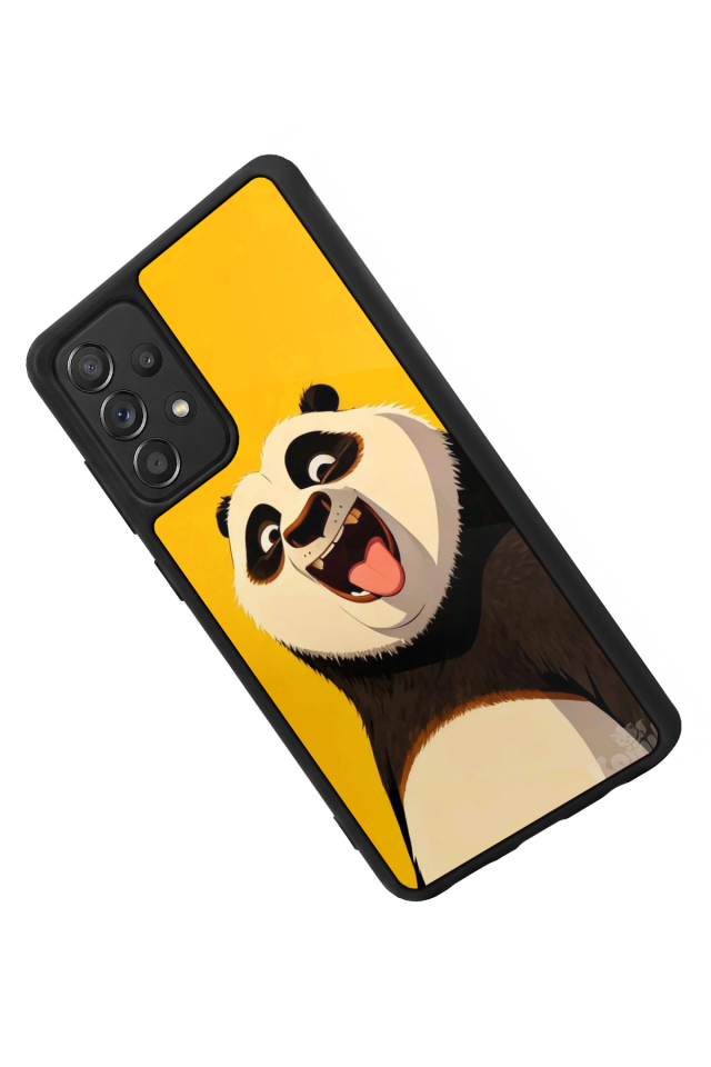 Samsung Galaxy A72 Uyumlu Kung Fu Panda Tasarımlı Glossy Premium Kılıf