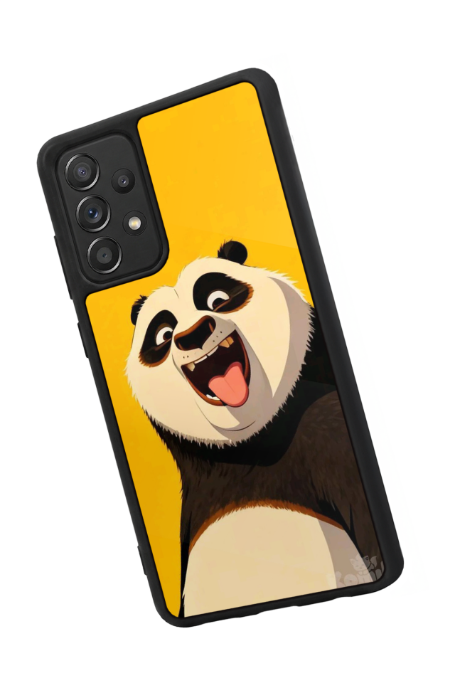 Samsung Galaxy A72 Uyumlu Kung Fu Panda Tasarımlı Glossy Premium Kılıf