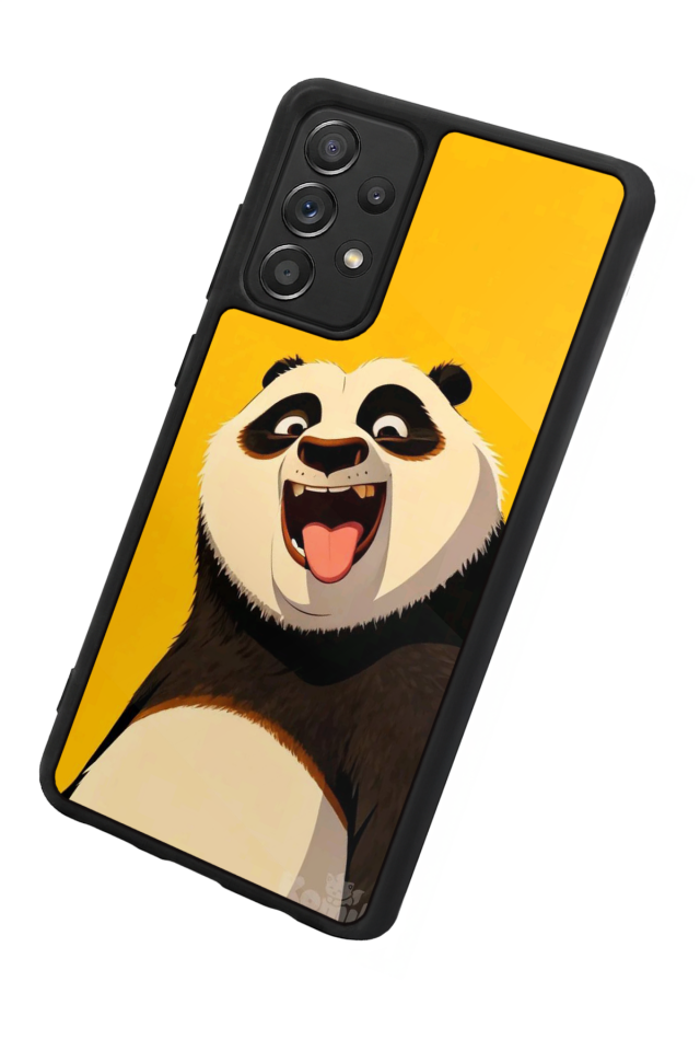 Samsung Galaxy A72 Uyumlu Kung Fu Panda Tasarımlı Glossy Premium Kılıf