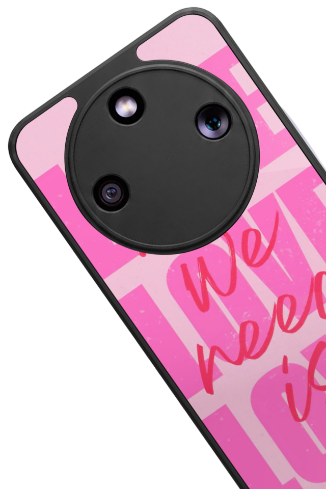 Honor Magic 8 Lite Uyumlu Love Tasarımlı Glossy Premium Kılıf