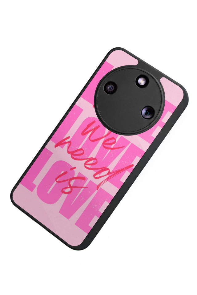 Honor Magic 8 Lite Uyumlu Love Tasarımlı Glossy Premium Kılıf