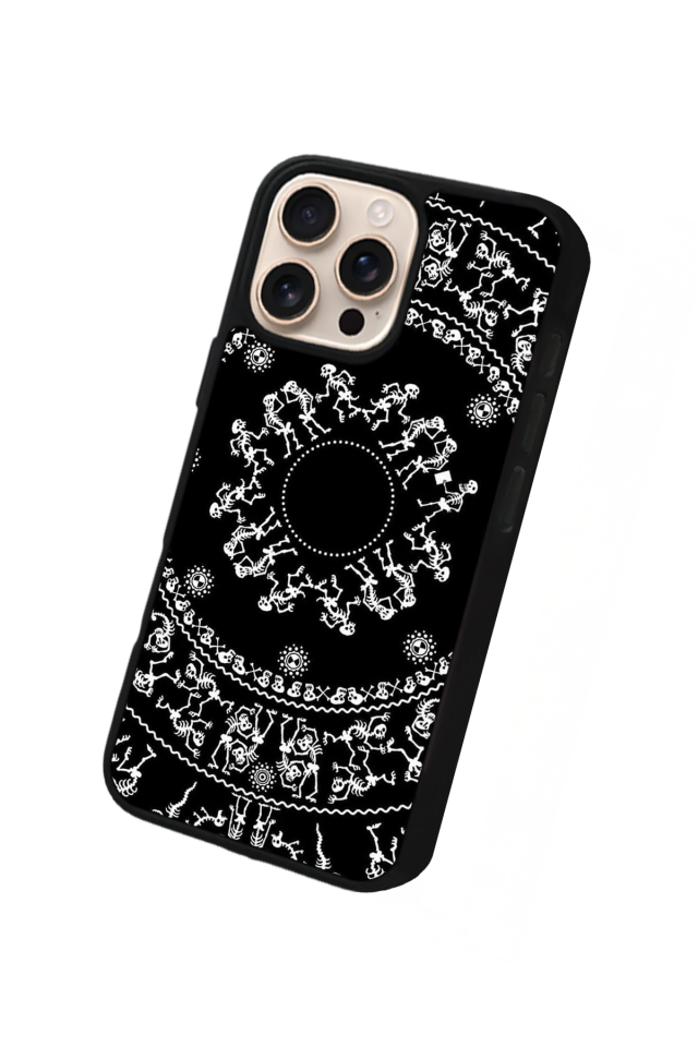 iPhone 14 Pro Max Uyumlu Mandala Tasarımlı Glossy Premium Kılıf
