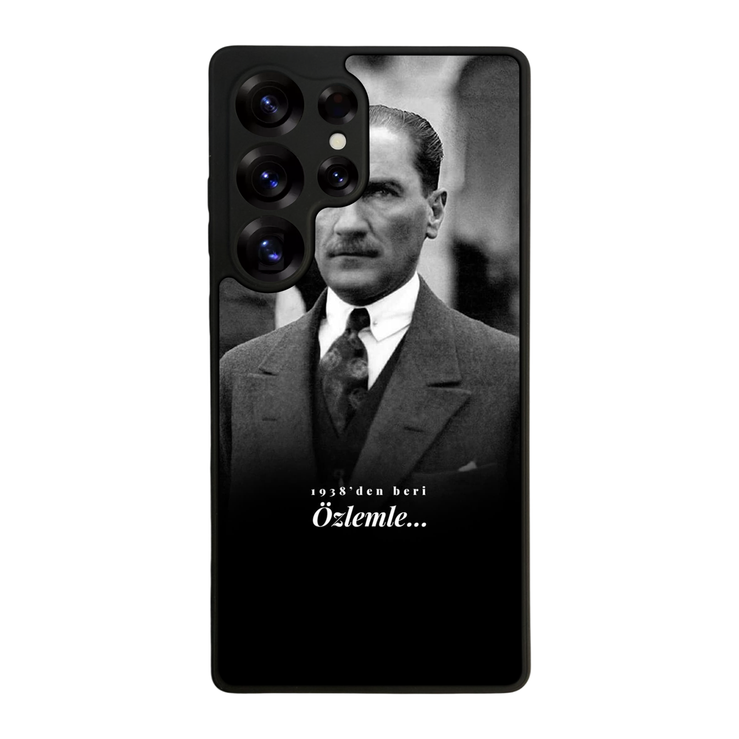 Samsung Galaxy S25 Ultra Uyumlu Mustafa Kemal Ataturk Tasarımlı Glossy Premium Kılıf