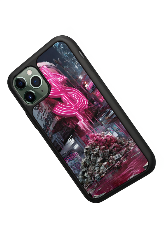 iPhone 11 Pro Max Uyumlu Para Tasarımlı Glossy Premium Kılıf