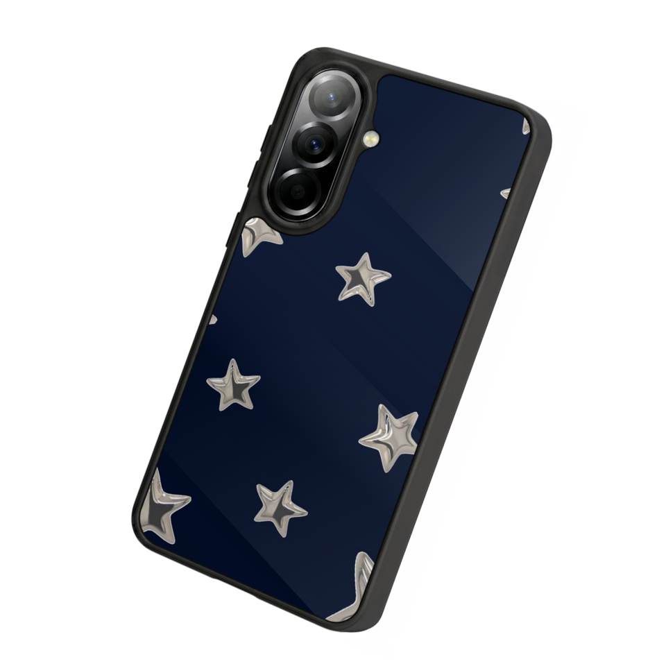 Samsung Galaxy A57 Uyumlu Retro Yildizlar Tasarımlı Glossy Premium Kılıf