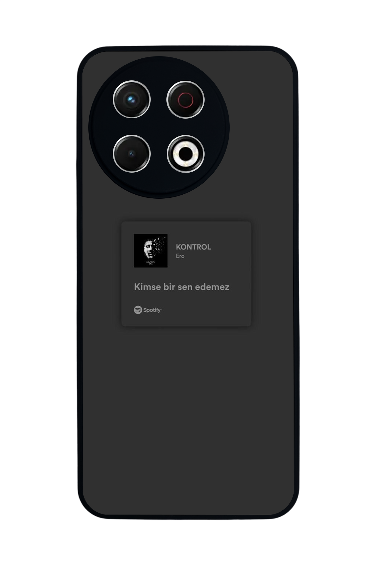 Tecno Spark 30 Pro Uyumlu Sarki Sozleri Tasarımlı Glossy Premium Kılıf