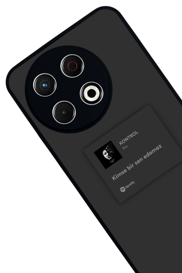 Tecno Spark 30 Pro Uyumlu Sarki Sozleri Tasarımlı Glossy Premium Kılıf