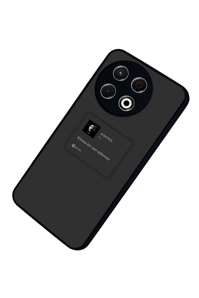 Tecno Spark 30 Pro Uyumlu Sarki Sozleri Tasarımlı Glossy Premium Kılıf