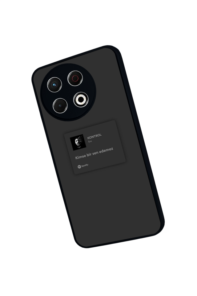 Tecno Spark 30 Pro Uyumlu Sarki Sozleri Tasarımlı Glossy Premium Kılıf