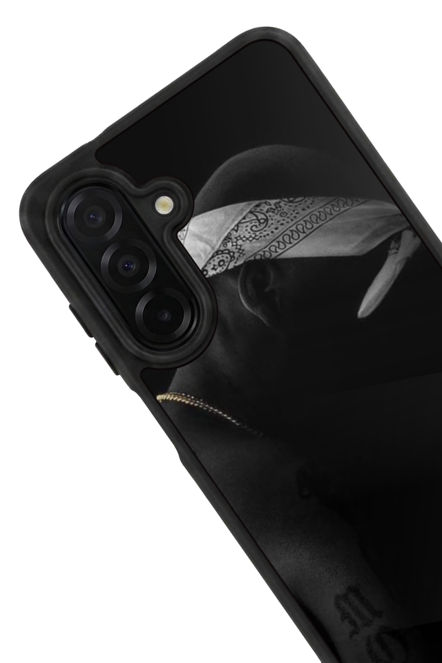 Samsung Galaxy A56 Uyumlu Tupac Tasarımlı Glossy Premium Kılıf