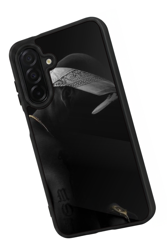 Samsung Galaxy A56 Uyumlu Tupac Tasarımlı Glossy Premium Kılıf