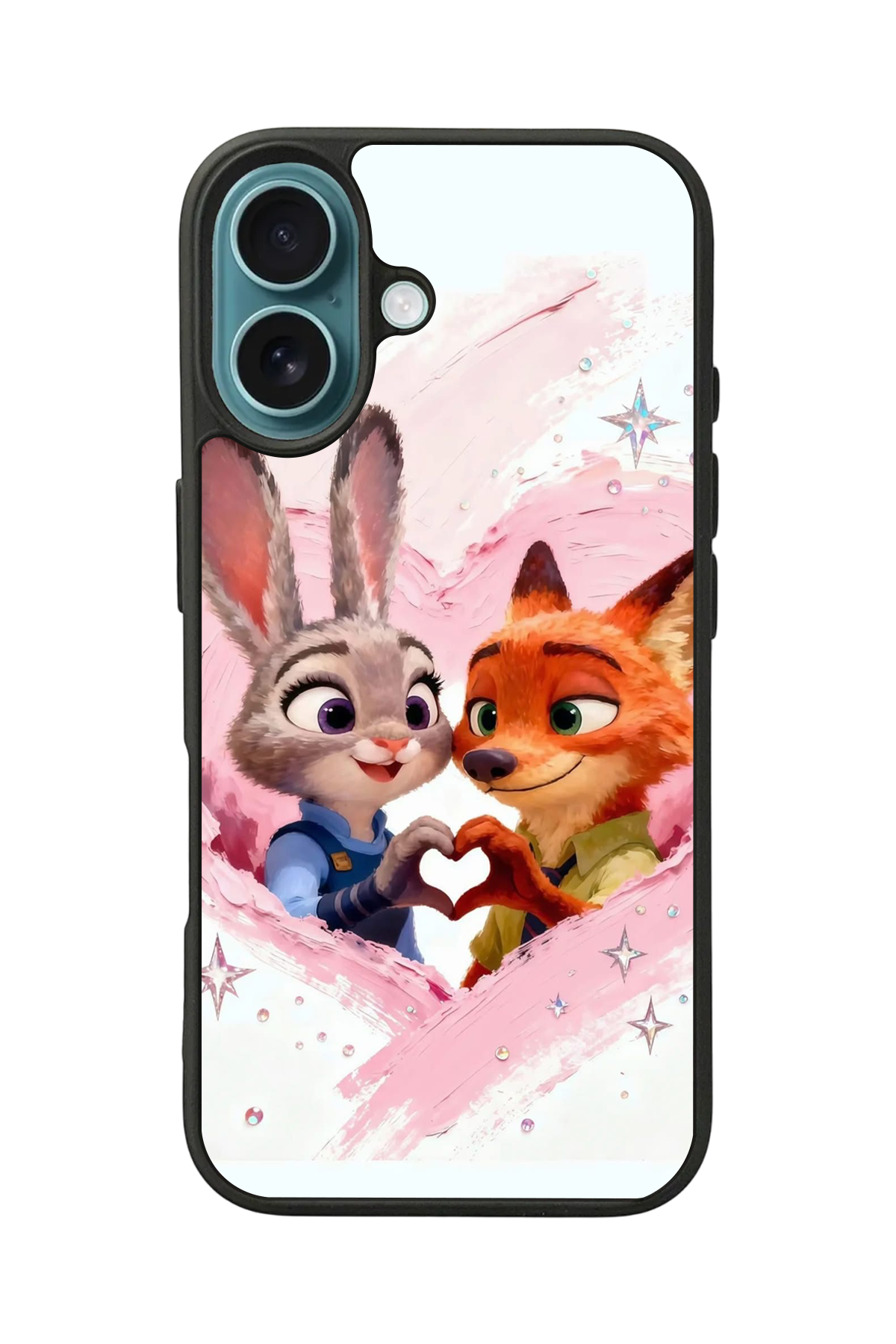 iPhone 16 Plus Uyumlu Zootropolis Tasarımlı Glossy Premium Kılıf