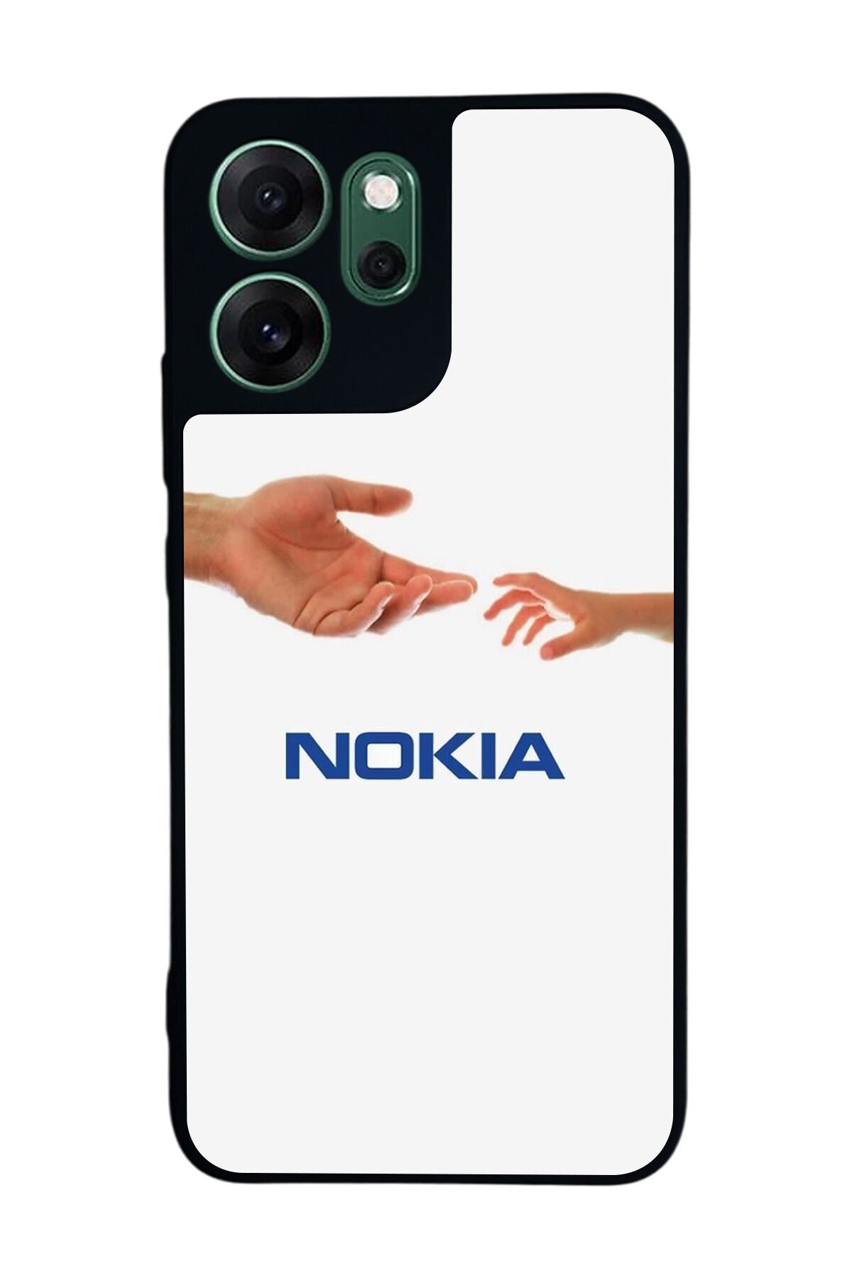 Oppo Reno 14F Uyumlu Nokia Tasarımlı Glossy Premium Kılıf