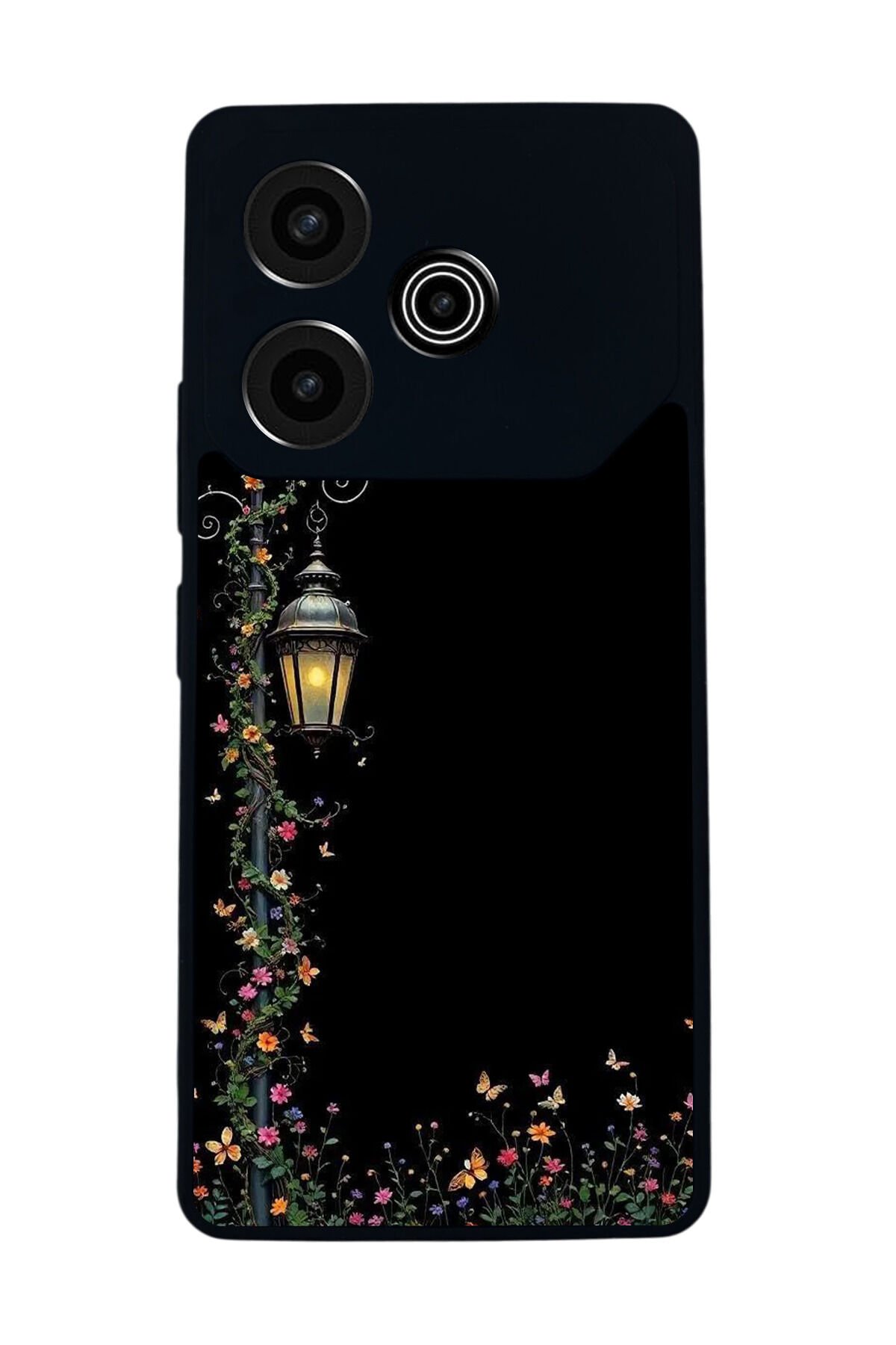 Tecno Pova 6 Uyumlu Floral Tasarımlı Glossy Premium Kılıf