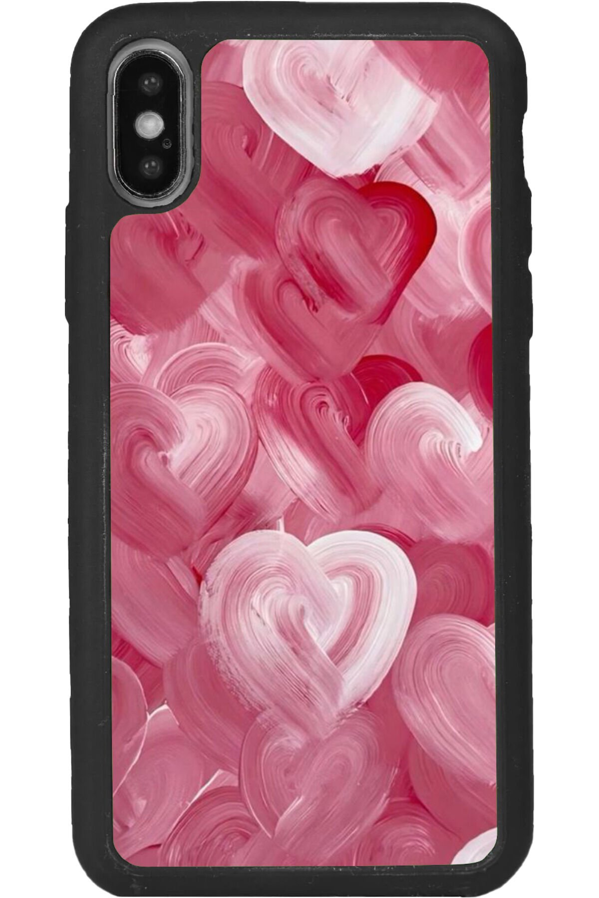 iPhone XS Max Uyumlu Mat Siyah uyumlu Kılıf – Yumuşak Silikon, Koruyucu, Şok Emici Kapak