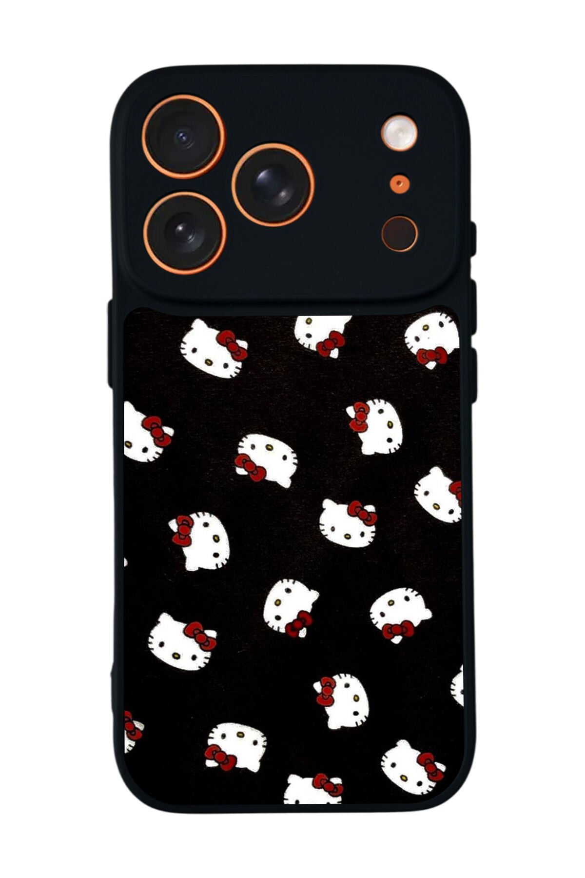 iPhone 17 Pro Max Uyumlu HelloKitty Tasarımlı Glossy Premium Kılıf