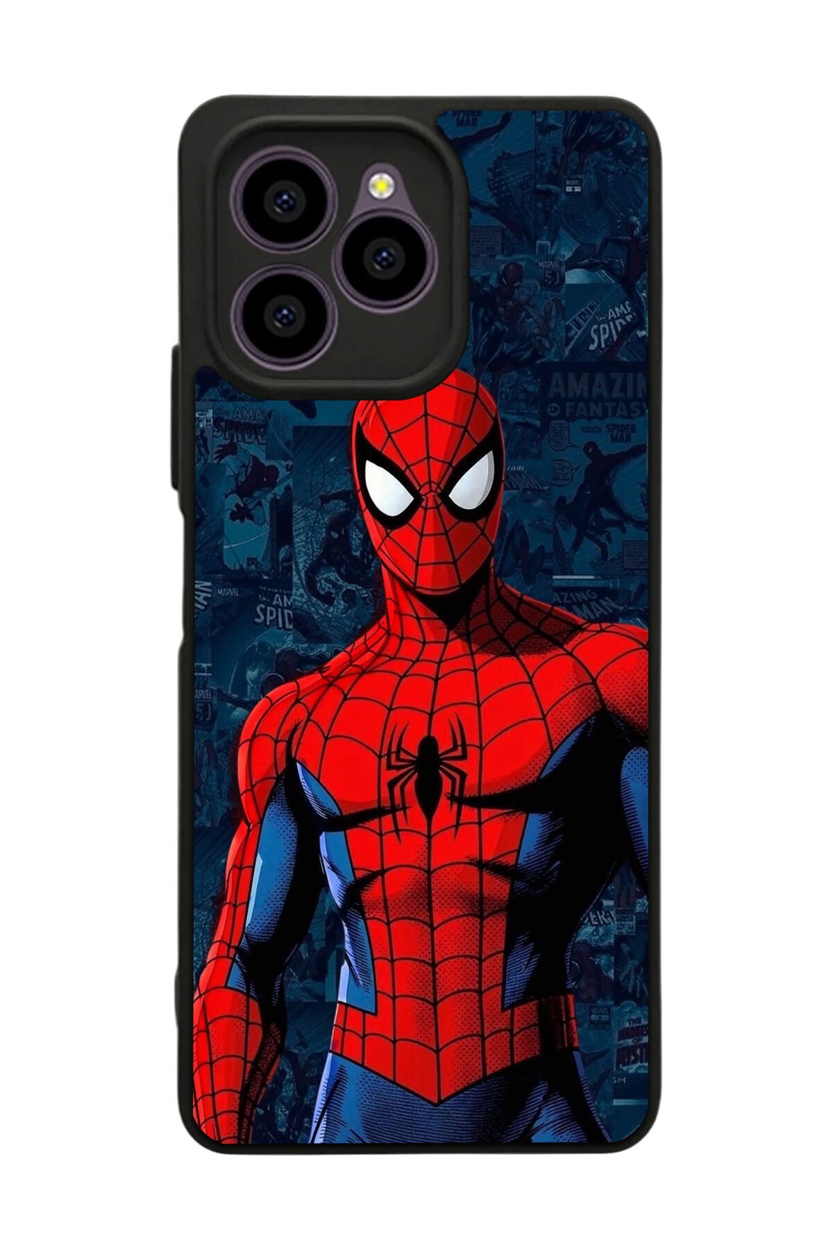 Omix X6 Uyumlu Spider Man ( Örümcek Adam ) Tasarımlı Glossy Premium Kılıf