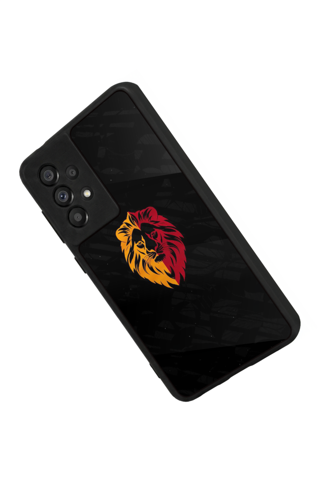 Samsung Galaxy A73 Uyumlu Aslan Tasarımlı Glossy Premium Kılıf