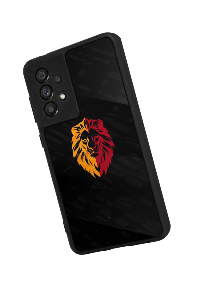 Samsung Galaxy A73 Uyumlu Aslan Tasarımlı Glossy Premium Kılıf