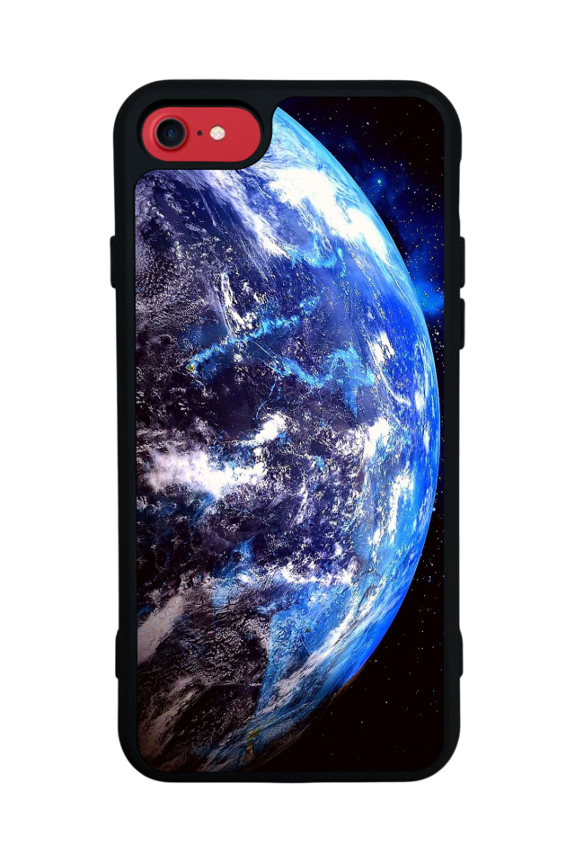 iPhone SE Uyumlu Ay Tasarımlı Glossy Premium Kılıf