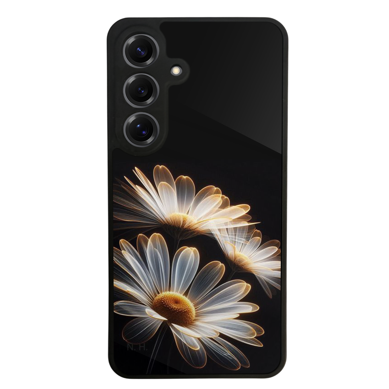 Samsung Galaxy S25 Uyumlu Cicek Tasarımlı Glossy Premium Kılıf