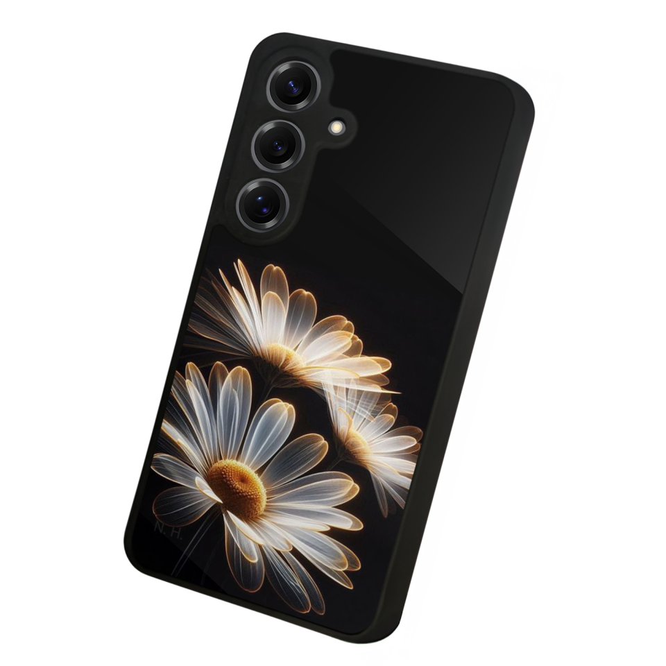Samsung Galaxy S25 Uyumlu Cicek Tasarımlı Glossy Premium Kılıf