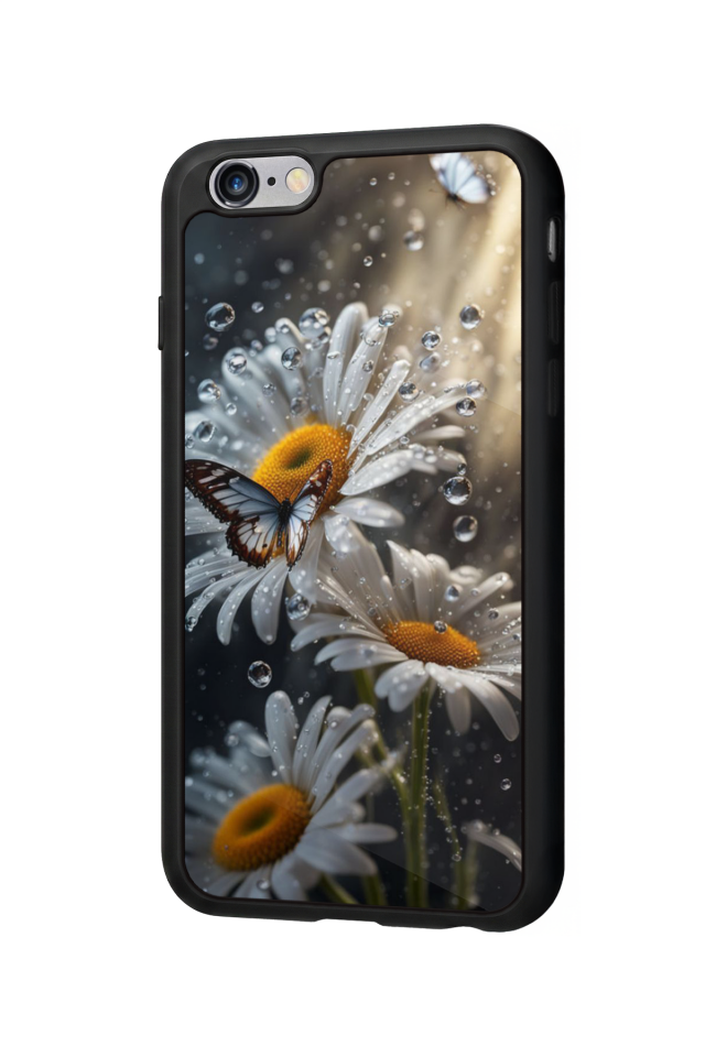 iPhone 6s Plus Uyumlu Cicek Tasarımlı Glossy Premium Kılıf