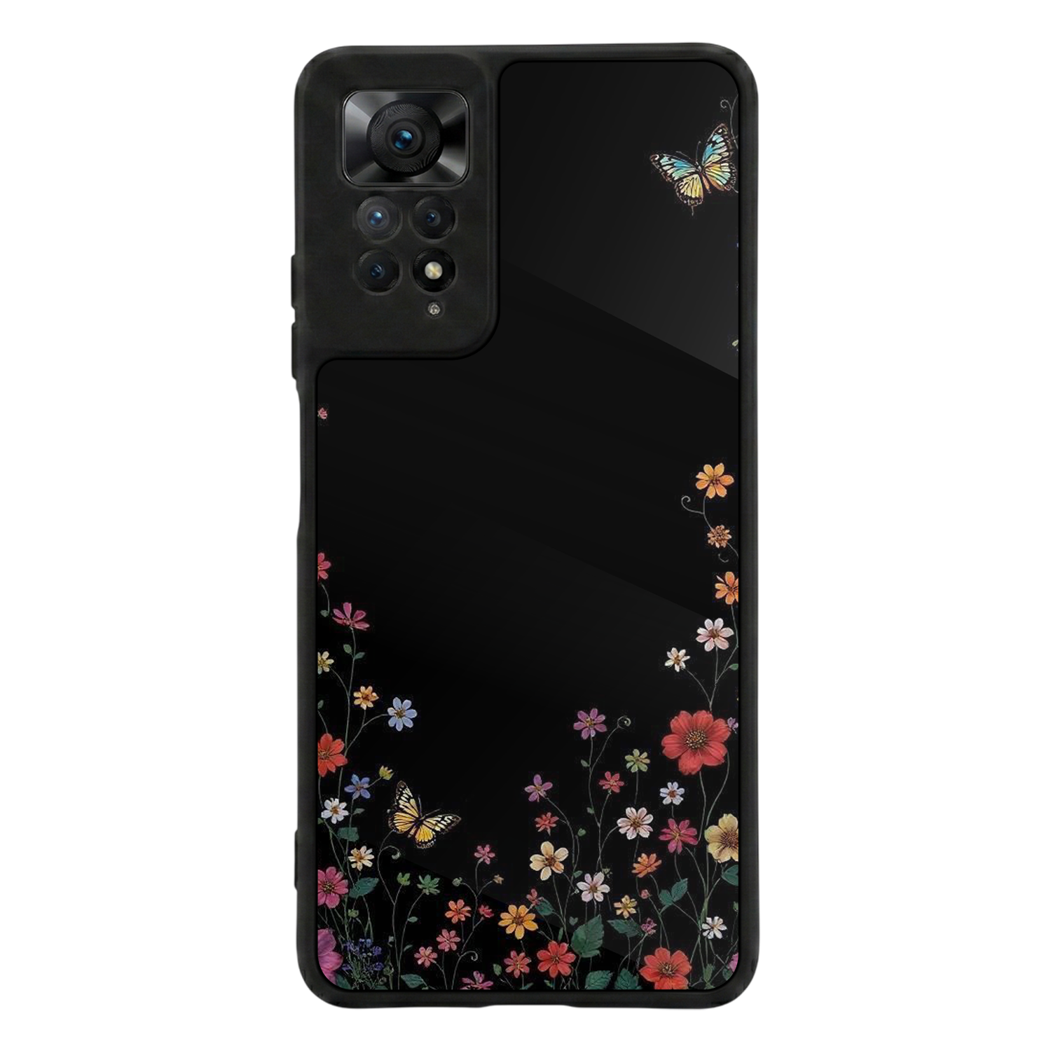 Xiaomi Redmi Note 12 Pro Uyumlu Floral Tasarımlı Glossy Premium Kılıf