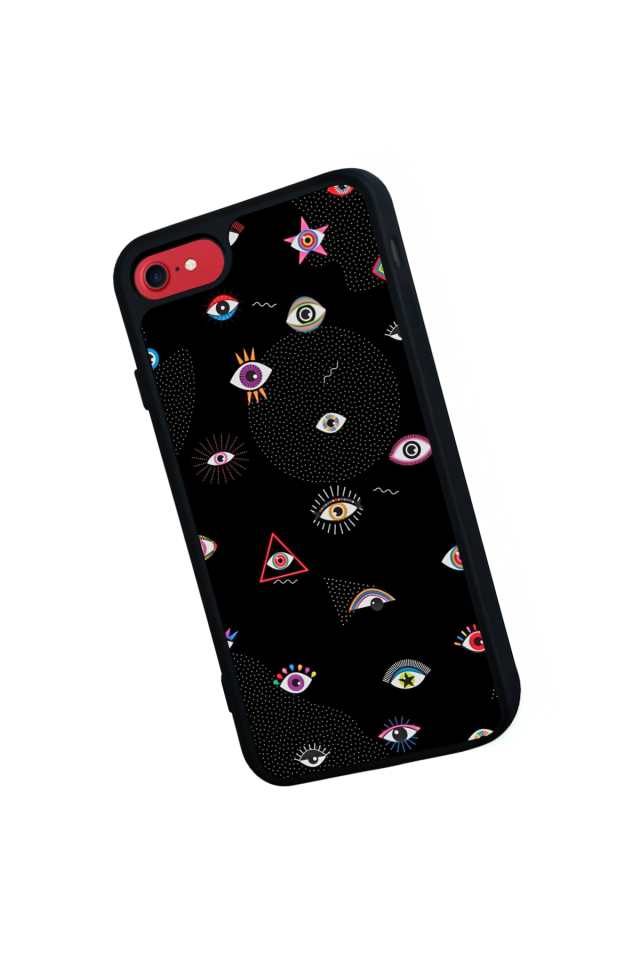 iPhone SE Uyumlu Göz Tasarımlı Glossy Premium Kılıf