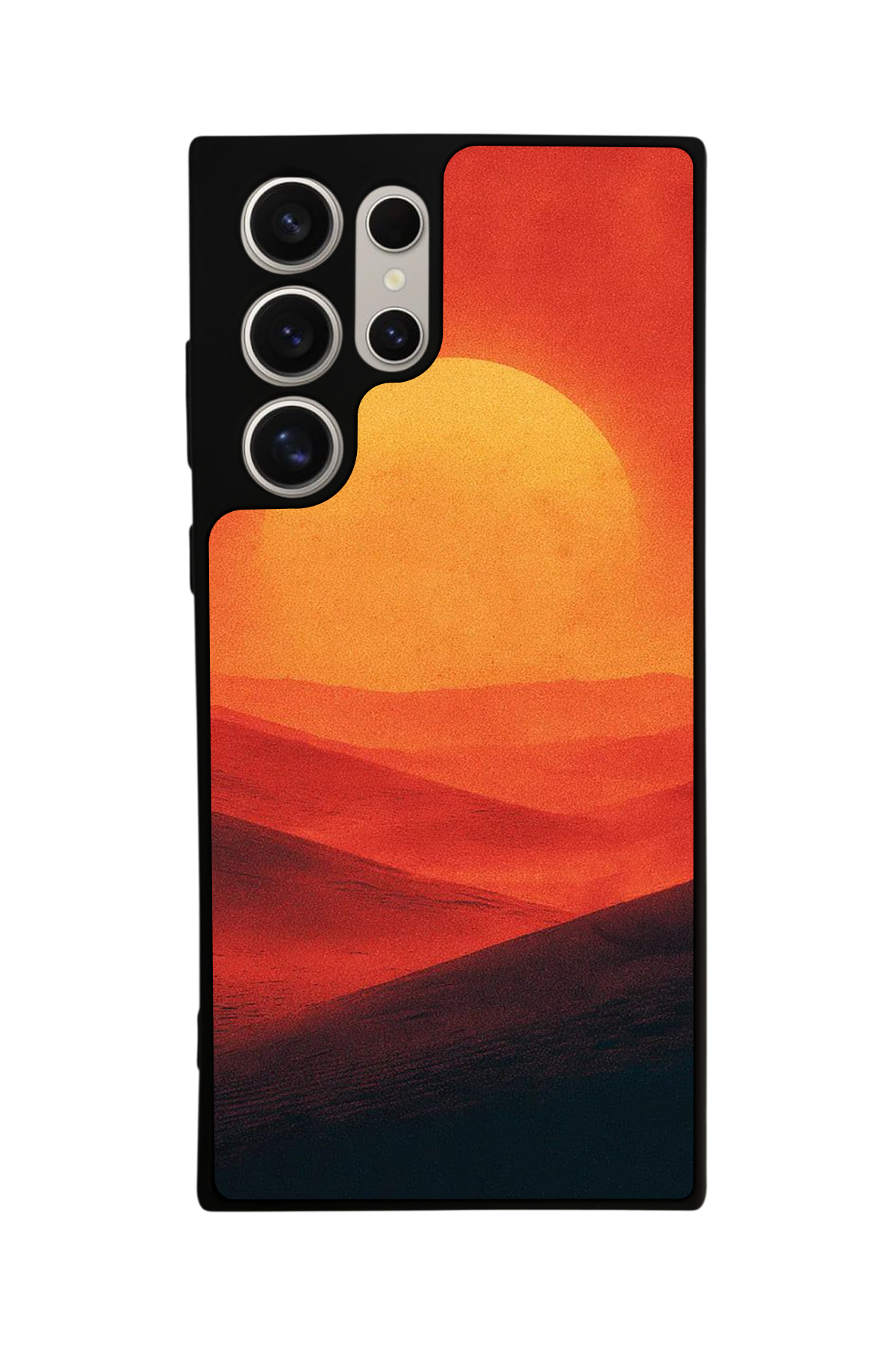 Samsung Galaxy S24 Ultra Uyumlu Güneş Tasarımlı Glossy Premium Kılıf